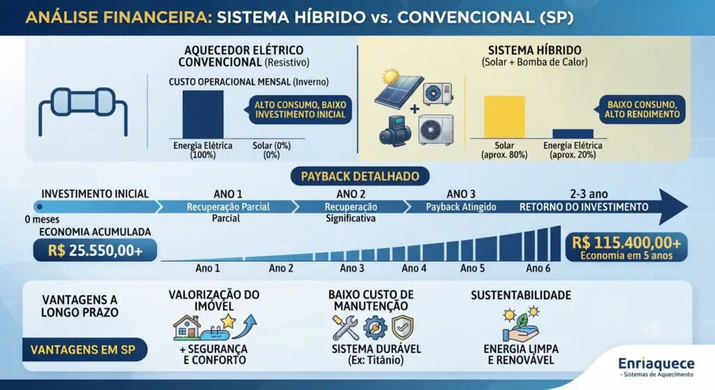 Enriaquece Projeto Aquecimento Piscina Economia